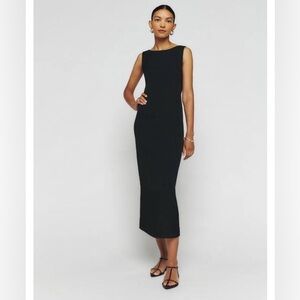 NWT Damara reformation Black Sleeveless Dress